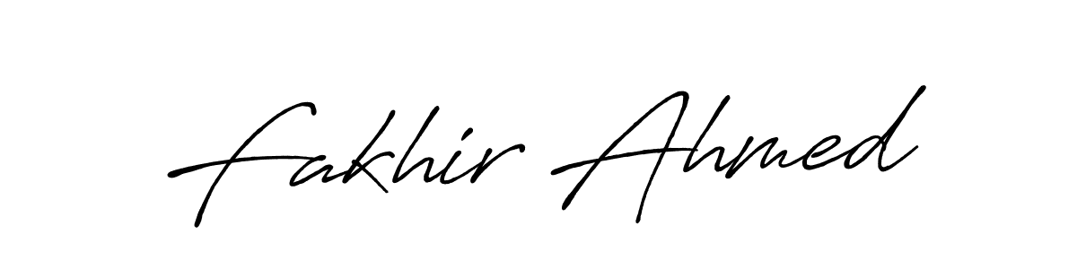 Make a beautiful signature design for name Fakhir Ahmed. Use this online signature maker to create a handwritten signature for free. Fakhir Ahmed signature style 7 images and pictures png