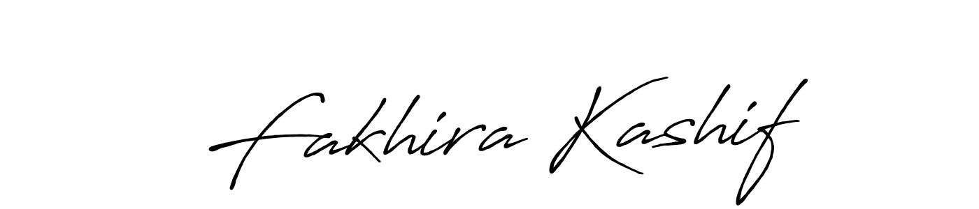 Use a signature maker to create a handwritten signature online. With this signature software, you can design (Antro_Vectra_Bolder) your own signature for name Fakhira Kashif. Fakhira Kashif signature style 7 images and pictures png