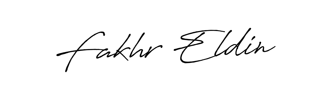 Also we have Fakhr Eldin name is the best signature style. Create professional handwritten signature collection using Antro_Vectra_Bolder autograph style. Fakhr Eldin signature style 7 images and pictures png