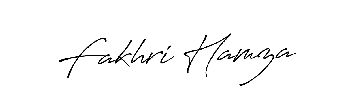 It looks lik you need a new signature style for name Fakhri Hamza. Design unique handwritten (Antro_Vectra_Bolder) signature with our free signature maker in just a few clicks. Fakhri Hamza signature style 7 images and pictures png