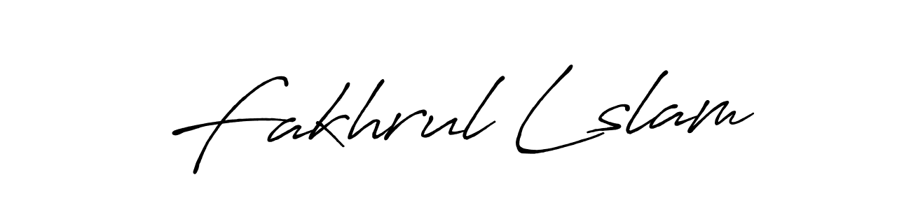 Also we have Fakhrul Lslam name is the best signature style. Create professional handwritten signature collection using Antro_Vectra_Bolder autograph style. Fakhrul Lslam signature style 7 images and pictures png