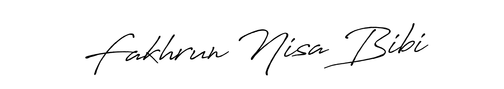 How to Draw Fakhrun Nisa Bibi signature style? Antro_Vectra_Bolder is a latest design signature styles for name Fakhrun Nisa Bibi. Fakhrun Nisa Bibi signature style 7 images and pictures png