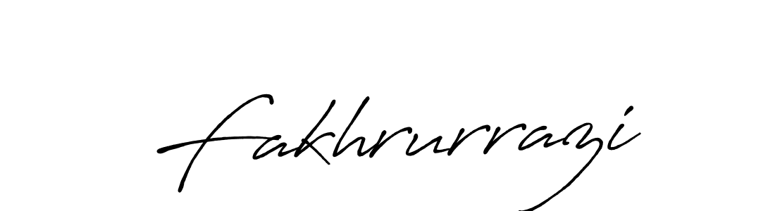 It looks lik you need a new signature style for name Fakhrurrazi. Design unique handwritten (Antro_Vectra_Bolder) signature with our free signature maker in just a few clicks. Fakhrurrazi signature style 7 images and pictures png