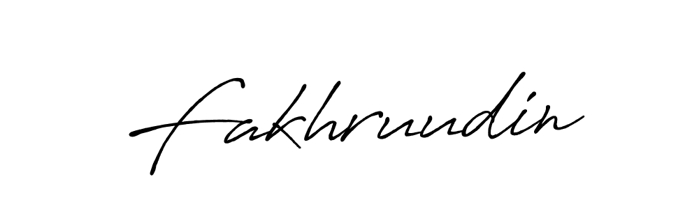 It looks lik you need a new signature style for name Fakhruudin. Design unique handwritten (Antro_Vectra_Bolder) signature with our free signature maker in just a few clicks. Fakhruudin signature style 7 images and pictures png