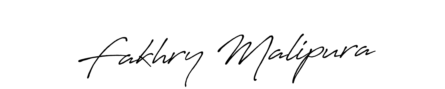 Fakhry Malipura stylish signature style. Best Handwritten Sign (Antro_Vectra_Bolder) for my name. Handwritten Signature Collection Ideas for my name Fakhry Malipura. Fakhry Malipura signature style 7 images and pictures png