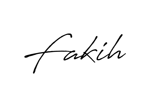 How to make Fakih name signature. Use Antro_Vectra_Bolder style for creating short signs online. This is the latest handwritten sign. Fakih signature style 7 images and pictures png