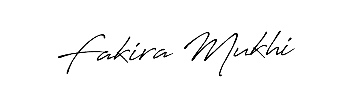 Also we have Fakira Mukhi name is the best signature style. Create professional handwritten signature collection using Antro_Vectra_Bolder autograph style. Fakira Mukhi signature style 7 images and pictures png