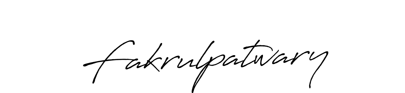 How to Draw Fakrulpatwary signature style? Antro_Vectra_Bolder is a latest design signature styles for name Fakrulpatwary. Fakrulpatwary signature style 7 images and pictures png
