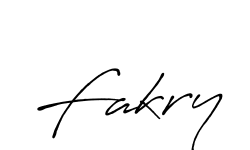 Fakry stylish signature style. Best Handwritten Sign (Antro_Vectra_Bolder) for my name. Handwritten Signature Collection Ideas for my name Fakry. Fakry signature style 7 images and pictures png