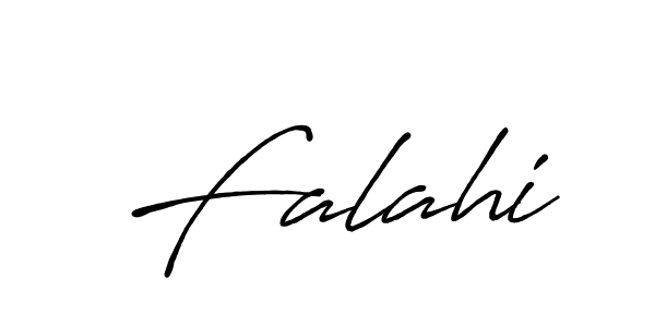 Use a signature maker to create a handwritten signature online. With this signature software, you can design (Antro_Vectra_Bolder) your own signature for name Falahi. Falahi signature style 7 images and pictures png