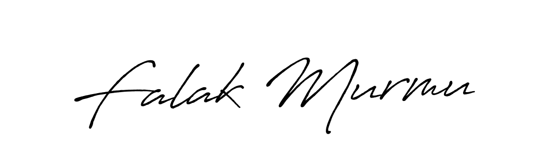 Falak Murmu stylish signature style. Best Handwritten Sign (Antro_Vectra_Bolder) for my name. Handwritten Signature Collection Ideas for my name Falak Murmu. Falak Murmu signature style 7 images and pictures png