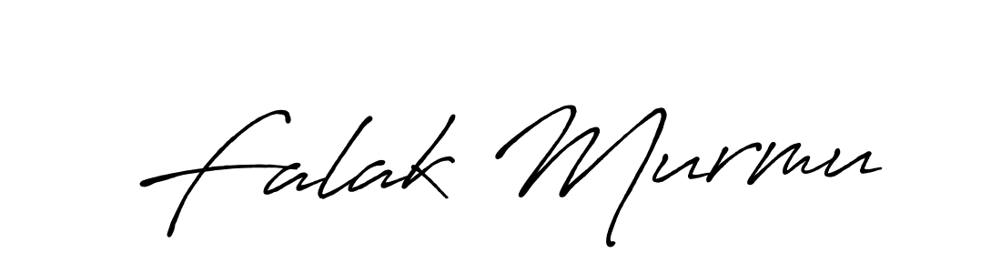 Falak Murmu stylish signature style. Best Handwritten Sign (Antro_Vectra_Bolder) for my name. Handwritten Signature Collection Ideas for my name Falak Murmu. Falak Murmu signature style 7 images and pictures png