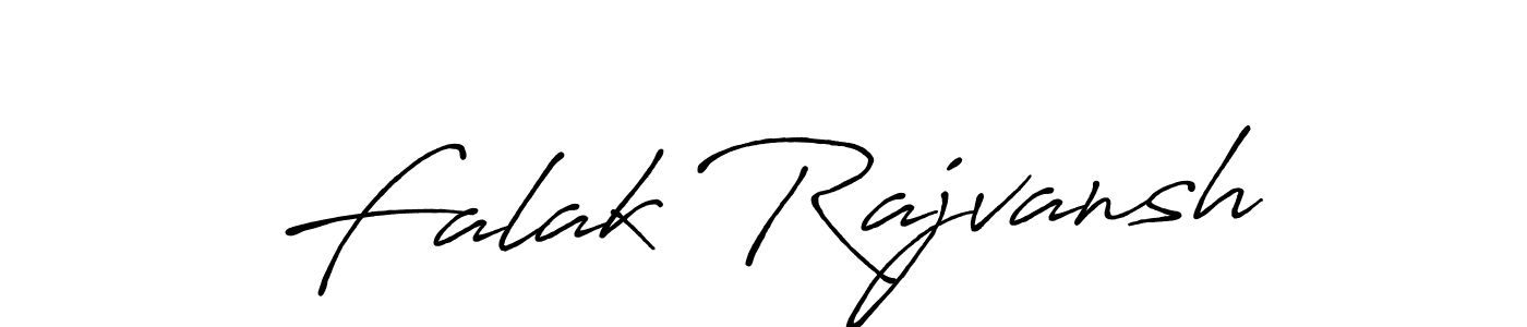 Create a beautiful signature design for name Falak Rajvansh. With this signature (Antro_Vectra_Bolder) fonts, you can make a handwritten signature for free. Falak Rajvansh signature style 7 images and pictures png