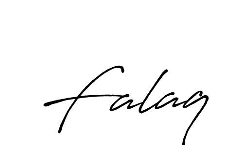 Use a signature maker to create a handwritten signature online. With this signature software, you can design (Antro_Vectra_Bolder) your own signature for name Falaq. Falaq signature style 7 images and pictures png