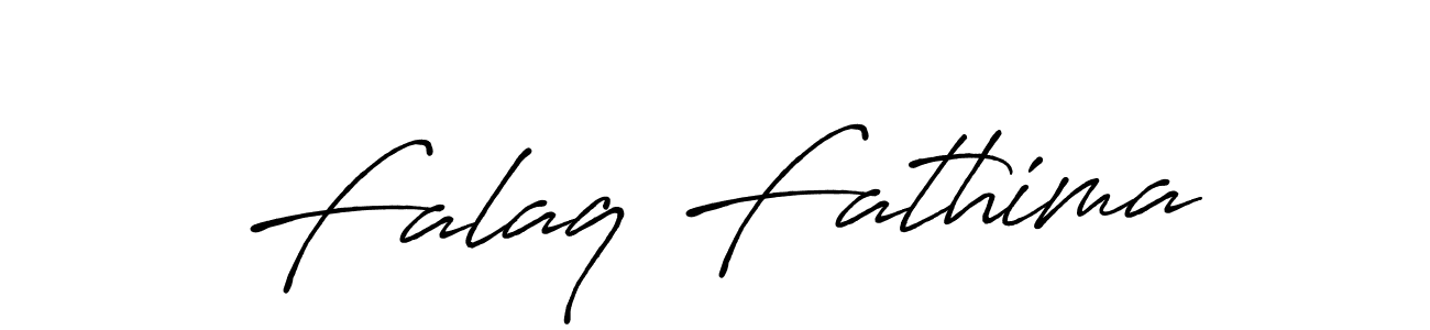 How to make Falaq Fathima name signature. Use Antro_Vectra_Bolder style for creating short signs online. This is the latest handwritten sign. Falaq Fathima signature style 7 images and pictures png