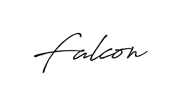Falcon stylish signature style. Best Handwritten Sign (Antro_Vectra_Bolder) for my name. Handwritten Signature Collection Ideas for my name Falcon. Falcon signature style 7 images and pictures png