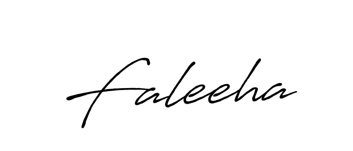 Design your own signature with our free online signature maker. With this signature software, you can create a handwritten (Antro_Vectra_Bolder) signature for name Faleeha. Faleeha signature style 7 images and pictures png
