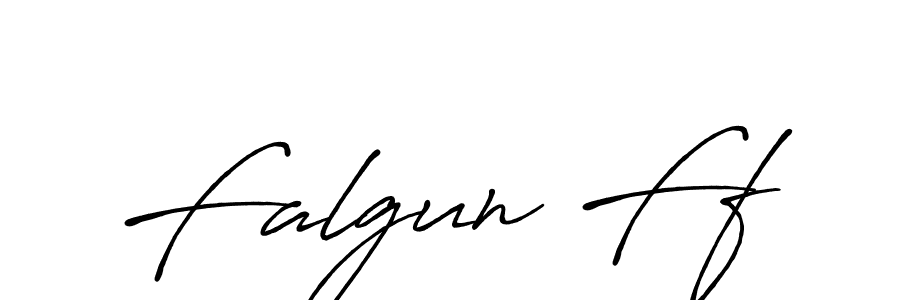 How to make Falgun Ff signature? Antro_Vectra_Bolder is a professional autograph style. Create handwritten signature for Falgun Ff name. Falgun Ff signature style 7 images and pictures png