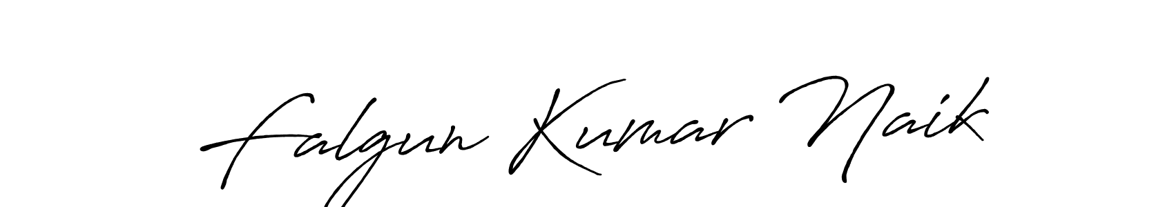 Also we have Falgun Kumar Naik name is the best signature style. Create professional handwritten signature collection using Antro_Vectra_Bolder autograph style. Falgun Kumar Naik signature style 7 images and pictures png