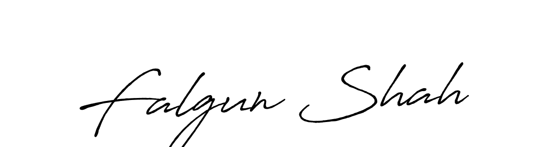 Create a beautiful signature design for name Falgun Shah. With this signature (Antro_Vectra_Bolder) fonts, you can make a handwritten signature for free. Falgun Shah signature style 7 images and pictures png