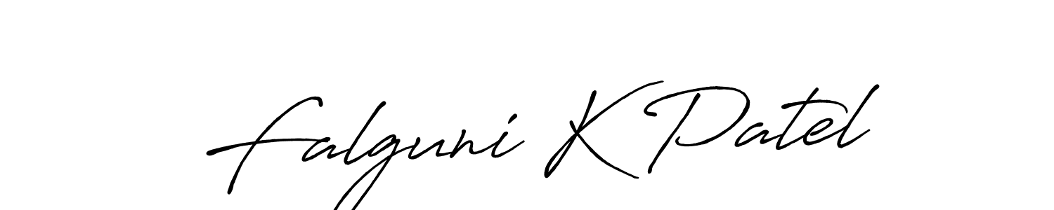 Similarly Antro_Vectra_Bolder is the best handwritten signature design. Signature creator online .You can use it as an online autograph creator for name Falguni K Patel. Falguni K Patel signature style 7 images and pictures png