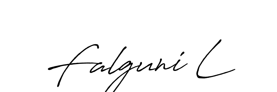 Make a beautiful signature design for name Falguni L. Use this online signature maker to create a handwritten signature for free. Falguni L signature style 7 images and pictures png