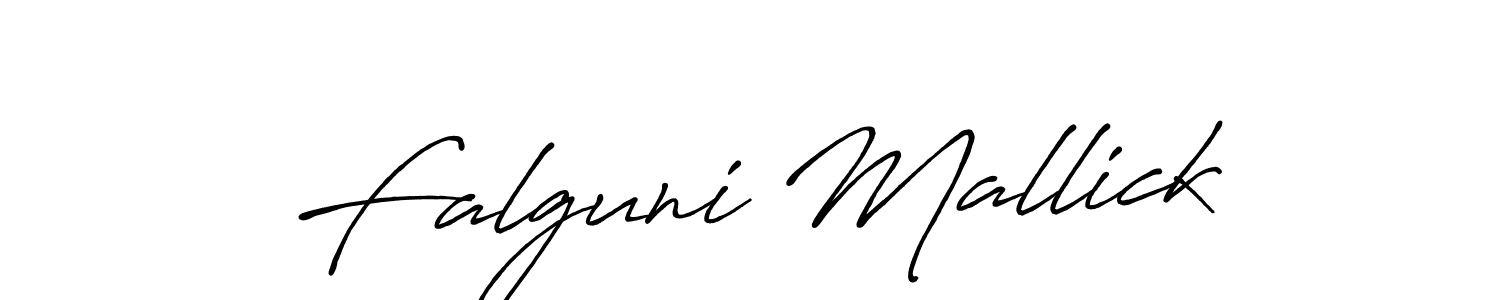 The best way (Antro_Vectra_Bolder) to make a short signature is to pick only two or three words in your name. The name Falguni Mallick include a total of six letters. For converting this name. Falguni Mallick signature style 7 images and pictures png