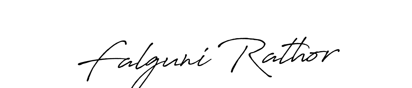 Make a beautiful signature design for name Falguni Rathor. With this signature (Antro_Vectra_Bolder) style, you can create a handwritten signature for free. Falguni Rathor signature style 7 images and pictures png