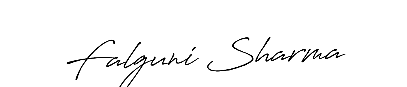 The best way (Antro_Vectra_Bolder) to make a short signature is to pick only two or three words in your name. The name Falguni Sharma include a total of six letters. For converting this name. Falguni Sharma signature style 7 images and pictures png