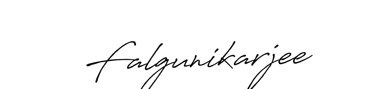 Similarly Antro_Vectra_Bolder is the best handwritten signature design. Signature creator online .You can use it as an online autograph creator for name Falgunikarjee. Falgunikarjee signature style 7 images and pictures png