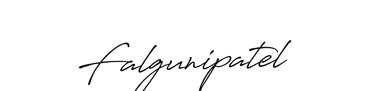 Create a beautiful signature design for name Falgunipatel. With this signature (Antro_Vectra_Bolder) fonts, you can make a handwritten signature for free. Falgunipatel signature style 7 images and pictures png