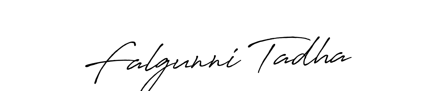 The best way (Antro_Vectra_Bolder) to make a short signature is to pick only two or three words in your name. The name Falgunni Tadha include a total of six letters. For converting this name. Falgunni Tadha signature style 7 images and pictures png