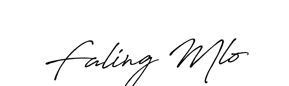 Also we have Faling Mlo name is the best signature style. Create professional handwritten signature collection using Antro_Vectra_Bolder autograph style. Faling Mlo signature style 7 images and pictures png