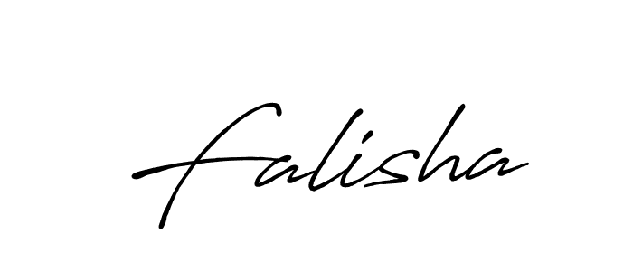 You should practise on your own different ways (Antro_Vectra_Bolder) to write your name (Falisha) in signature. don't let someone else do it for you. Falisha signature style 7 images and pictures png
