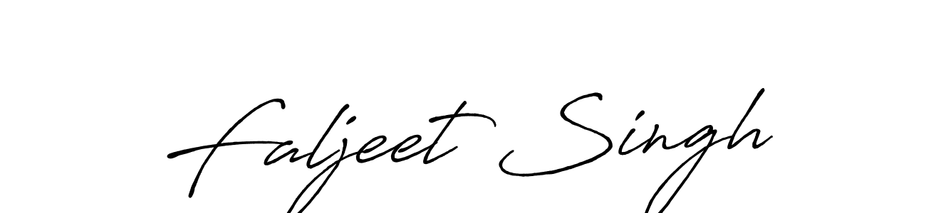 Design your own signature with our free online signature maker. With this signature software, you can create a handwritten (Antro_Vectra_Bolder) signature for name Faljeet Singh. Faljeet Singh signature style 7 images and pictures png