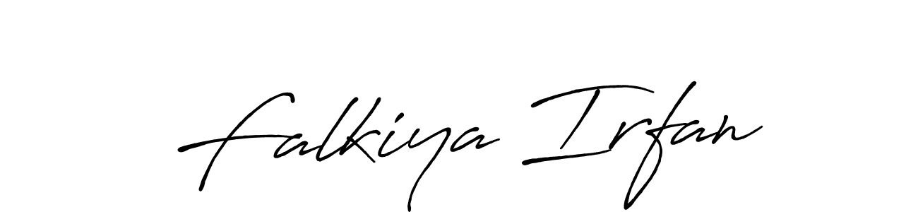 if you are searching for the best signature style for your name Falkiya Irfan. so please give up your signature search. here we have designed multiple signature styles  using Antro_Vectra_Bolder. Falkiya Irfan signature style 7 images and pictures png