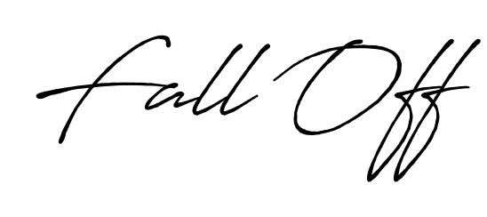 Also You can easily find your signature by using the search form. We will create Fall Off name handwritten signature images for you free of cost using Antro_Vectra_Bolder sign style. Fall Off signature style 7 images and pictures png