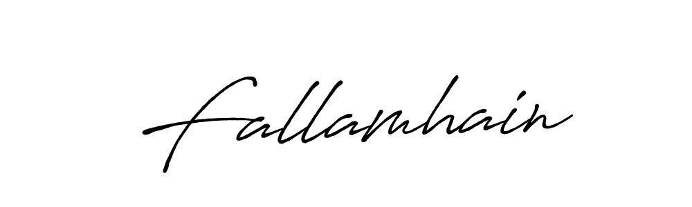 Fallamhain stylish signature style. Best Handwritten Sign (Antro_Vectra_Bolder) for my name. Handwritten Signature Collection Ideas for my name Fallamhain. Fallamhain signature style 7 images and pictures png