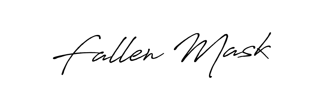You should practise on your own different ways (Antro_Vectra_Bolder) to write your name (Fallen Mask) in signature. don't let someone else do it for you. Fallen Mask signature style 7 images and pictures png
