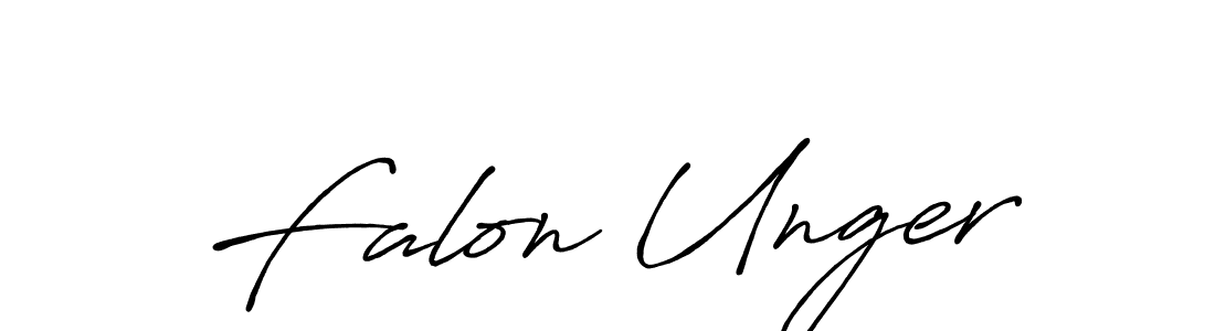 You should practise on your own different ways (Antro_Vectra_Bolder) to write your name (Falon Unger) in signature. don't let someone else do it for you. Falon Unger signature style 7 images and pictures png