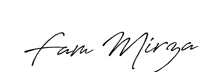 Make a beautiful signature design for name Fam Mirza. Use this online signature maker to create a handwritten signature for free. Fam Mirza signature style 7 images and pictures png
