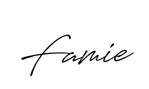Best and Professional Signature Style for Famie. Antro_Vectra_Bolder Best Signature Style Collection. Famie signature style 7 images and pictures png