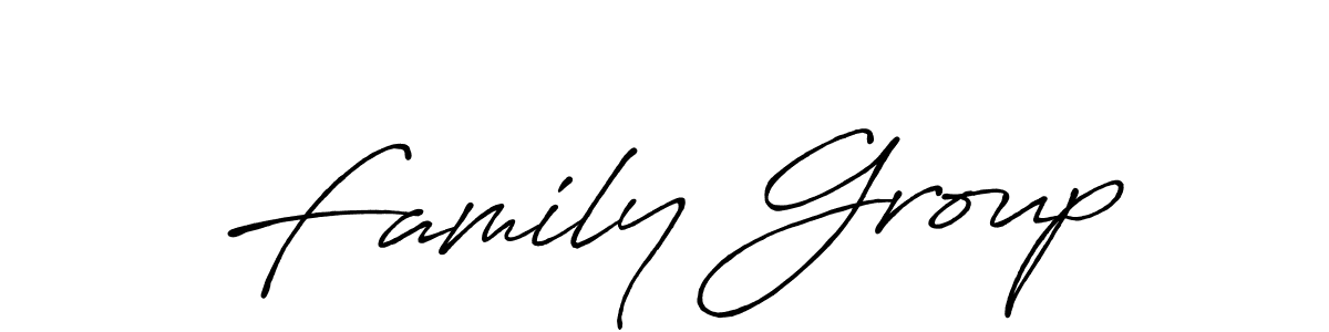 Create a beautiful signature design for name Family Group. With this signature (Antro_Vectra_Bolder) fonts, you can make a handwritten signature for free. Family Group signature style 7 images and pictures png