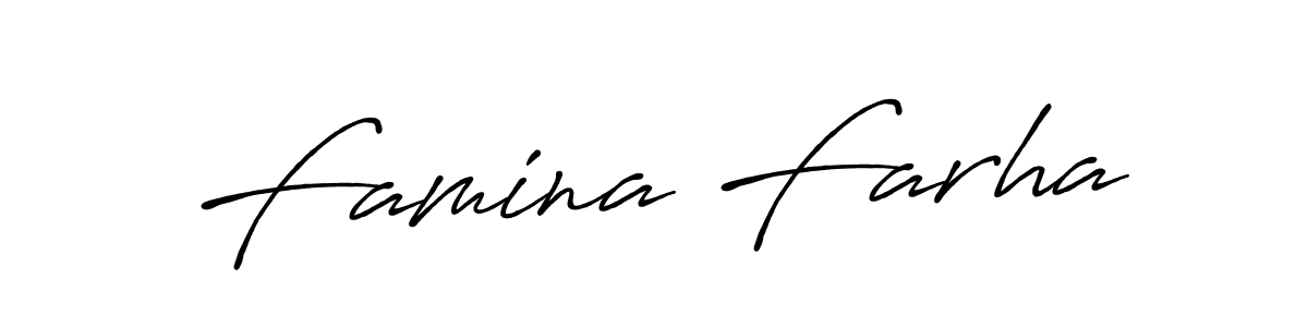 The best way (Antro_Vectra_Bolder) to make a short signature is to pick only two or three words in your name. The name Famina Farha include a total of six letters. For converting this name. Famina Farha signature style 7 images and pictures png