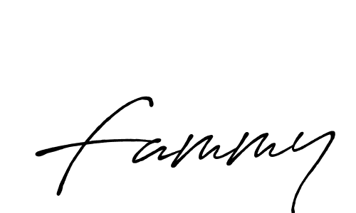 The best way (Antro_Vectra_Bolder) to make a short signature is to pick only two or three words in your name. The name Fammy include a total of six letters. For converting this name. Fammy signature style 7 images and pictures png