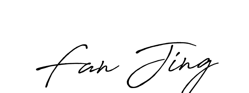 Also we have Fan Jing name is the best signature style. Create professional handwritten signature collection using Antro_Vectra_Bolder autograph style. Fan Jing signature style 7 images and pictures png