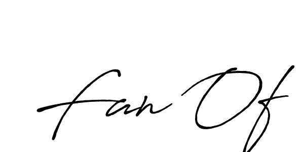 Design your own signature with our free online signature maker. With this signature software, you can create a handwritten (Antro_Vectra_Bolder) signature for name Fan Of. Fan Of signature style 7 images and pictures png