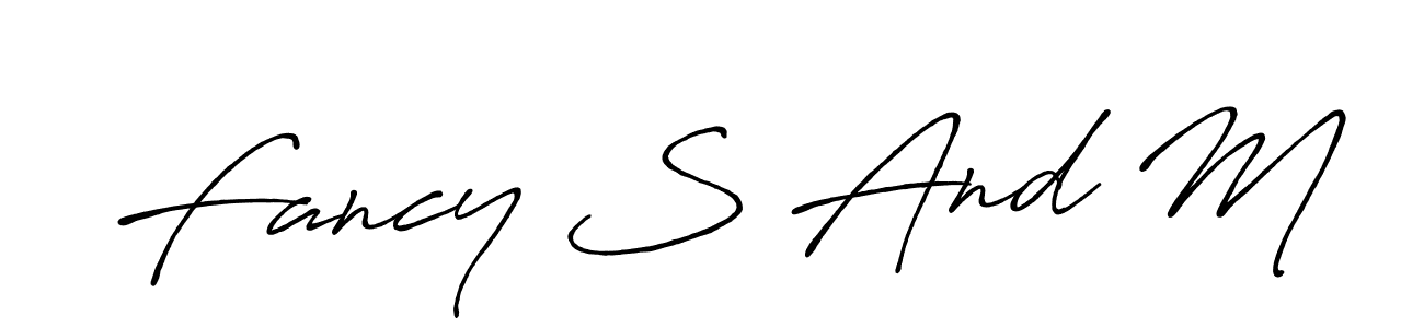 Check out images of Autograph of Fancy S And M name. Actor Fancy S And M Signature Style. Antro_Vectra_Bolder is a professional sign style online. Fancy S And M signature style 7 images and pictures png