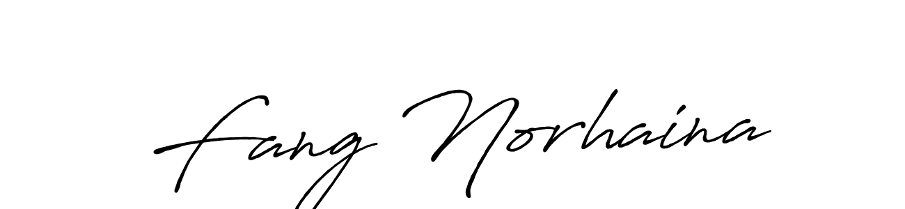 Also You can easily find your signature by using the search form. We will create Fang Norhaina name handwritten signature images for you free of cost using Antro_Vectra_Bolder sign style. Fang Norhaina signature style 7 images and pictures png