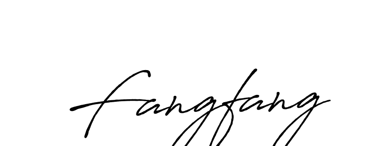 You should practise on your own different ways (Antro_Vectra_Bolder) to write your name (Fangfang) in signature. don't let someone else do it for you. Fangfang signature style 7 images and pictures png